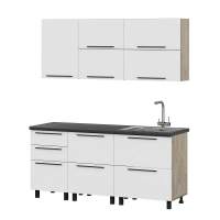 Кухня Этна 1.8 м. Комплект 1, софт вайт