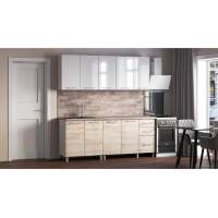 Кухня Танго 2м.,Белый;Дуб Шале