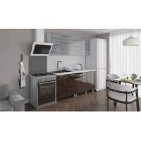 Кухня Танго 1.8м., Шале серебро; Шале дуб мореный