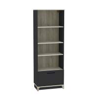 Шкаф МЦН Аурелио 21, Антрацит, Блеквуд Сатиновый