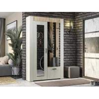 Прихожая Франк, крафт/ясень белый в гостиную