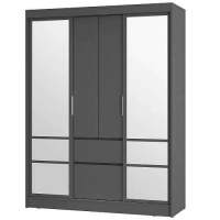 Шкаф-купе Симпл ШКК-06, графит