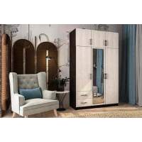 Шкаф 3-х створчатый с ящиками BTS, венге