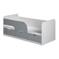Кровать детская Стандарт КР-22 NEW, Белый, Серый Кровать детская Стандарт КР-22 NEW, Белый, Серый