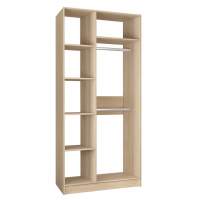 Шкаф 2-х створчатый Мадлен (Дуб шале мореный) в гостиную