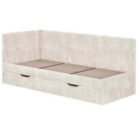 Кровать Лео КР-49, Белый, Мокко