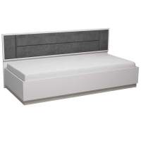 Кровать Аурелио 80, Блэквуд Сатиновый - Белый Кровать Аурелио 80, Блэквуд Сатиновый - Белый