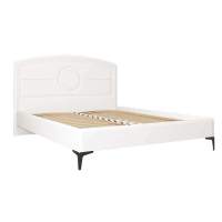 Кровать с ортопедическим основанием Валенсия 11.36.01, Белый шагрень Кровать с ортопедическим основанием Валенсия 11.36.01, Белый шагрень