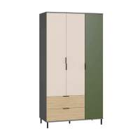 Шкаф Марвэл 16.317.03, Темно-серый, Сатин, Плэйн, Зеленый