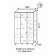 Шкаф трехдверный для одежды Sofia 18