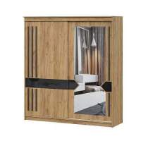 Шкаф-купе №25 2.0 м, дуб золотой в гостиную