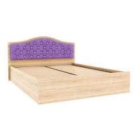 Кровать с подъемным механизмом Дели 140х200, дуб сонома/сирень Кровать с подъемным механизмом Дели 140х200, дуб сонома/сирень