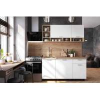 Готовая кухня Вика 1,6 м, Крафт, белый