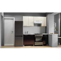 Кухня Танго 1.8м.,с окапом, Ваниль;Горький шоколад