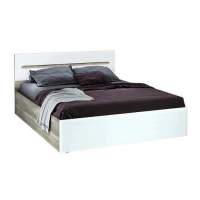 Кровать 160х200 с проложками Light Наоми КР-11, белый глянец Кровать 160х200 с проложками Light Наоми КР-11, белый глянец
