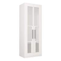 Шкаф для одежды Валенсия 13.329, Белый шагрень в гостиную