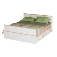 Кровать с реечным настилом Сакура LIGHT 140х200, дуб сонома Кровать с реечным настилом Сакура LIGHT 140х200, дуб сонома