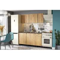 Кухонный гарнитур КГ 1 1.6 м, дуб золотой