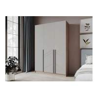 Шкаф трехстворчатый Феникс, Капучино софт/шимо темный