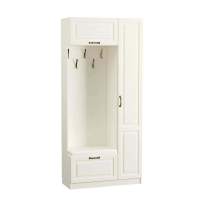 Шкаф комбинированный Ливерпуль 13.21, Белый, Ясень ваниль в гостиную