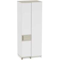 Шкаф угловой Аурелио 56, Блэквуд Сатиновый, Белый в гостиную