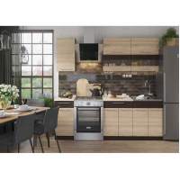 Кухня Маша 1.6 м, дуб сонома