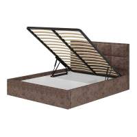 Кровать 160х200 с подъемным механизмом Линда, мустанг Кровать 160х200 с подъемным механизмом Линда, мустанг