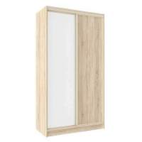 Шкаф-купе двухдверный с зеркалом 1200 Домашний Дуб сонома