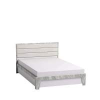 Кровать с ортопедическим основанием (металл) Айрис 308 Люкс 140х200, статуарио Кровать с ортопедическим основанием (металл) Айрис 308 Люкс 140х200, статуарио