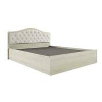 Кровать с настилом ДСП Дели 160х200, дуб молочный/карамель Кровать с настилом ДСП Дели 160х200, дуб молочный/карамель