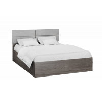 Кровать с настилом ДСП Теана 160х200, ясень анкор темный Кровать с настилом ДСП Теана 160х200, ясень анкор темный