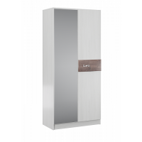 Шкаф 2-х створчатый Мадлен (Дуб бомонд какао) в гостиную