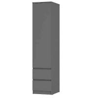 Шкаф-пенал Симпл ПН-17, графит