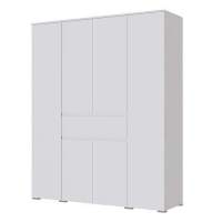 Шкаф четырехстворчатый Плейона, белый