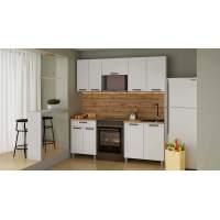 Кухня Осло, 2м с окапом,Карбон Фарфор