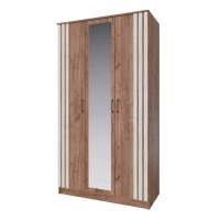 Шкаф Кано КПШ-2, Дуб крафт табачный, Дуб крафт белый в гостиную