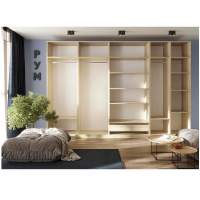 Гардеробная Рум. Комплект 6.1 без фасадов, дуб сонома