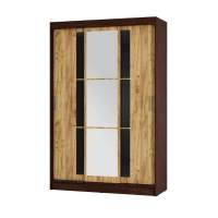 Шкаф-купе Денвер ШКК-03, Венге, Крафт в гостиную