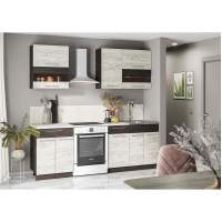 Кухня Маша 1.6 м, дуб крафт белый