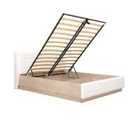 Кровать с подъемным механизмом Муссон 11.28 Н, Дуб эндгрейн, Марвел вайт Кровать с подъемным механизмом Муссон 11.28 Н, Дуб эндгрейн, Марвел вайт