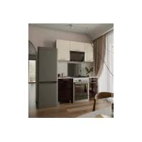 Кухня Танго 1.5м.,с окапом, Ваниль;Горький шоколад