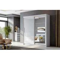 Шкаф-купе  ШКП 3  (2,0) Белый текстурный