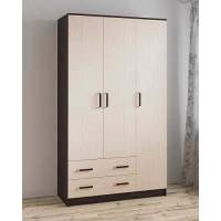 Шкаф Лагуна 120 см, венге/дуб молочный