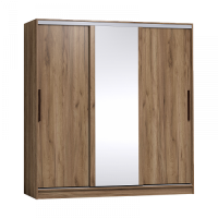 Шкаф-купе с зеркалом Strike 2000 Дуб табачный Craft