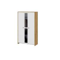 Шкаф трехстворчатый Дольче, Дуб Золотой, Белый в гостиную