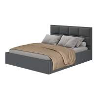 Кровать 160х200 с подъемным механизмом Линда, графит Кровать 160х200 с подъемным механизмом Линда, графит