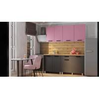 Кухня Осло, 1,8м Карбон Сакура/Карбон Вулкан