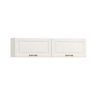 Ливерпуль Шкаф навесной Белый, ясень ваниль