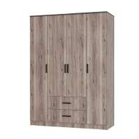 Шкаф 4-х створчатый Титан, Дуб смоки