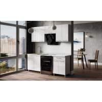 Кухня Танго 2м. с окапом, Белый